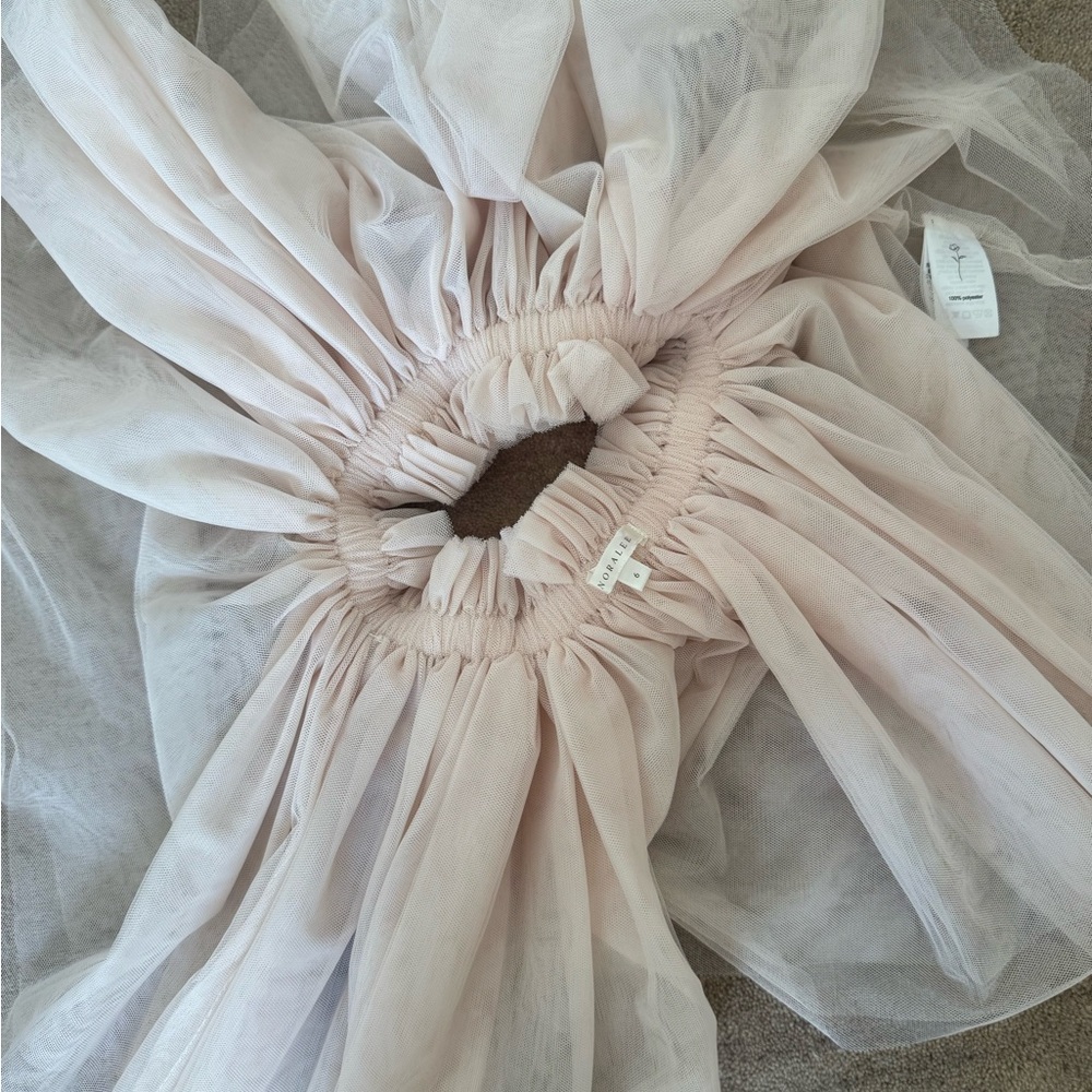 Noralee dusty light pink tulle skirt - Picture 4 of 4